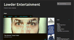 Desktop Screenshot of lowderentertainment.com